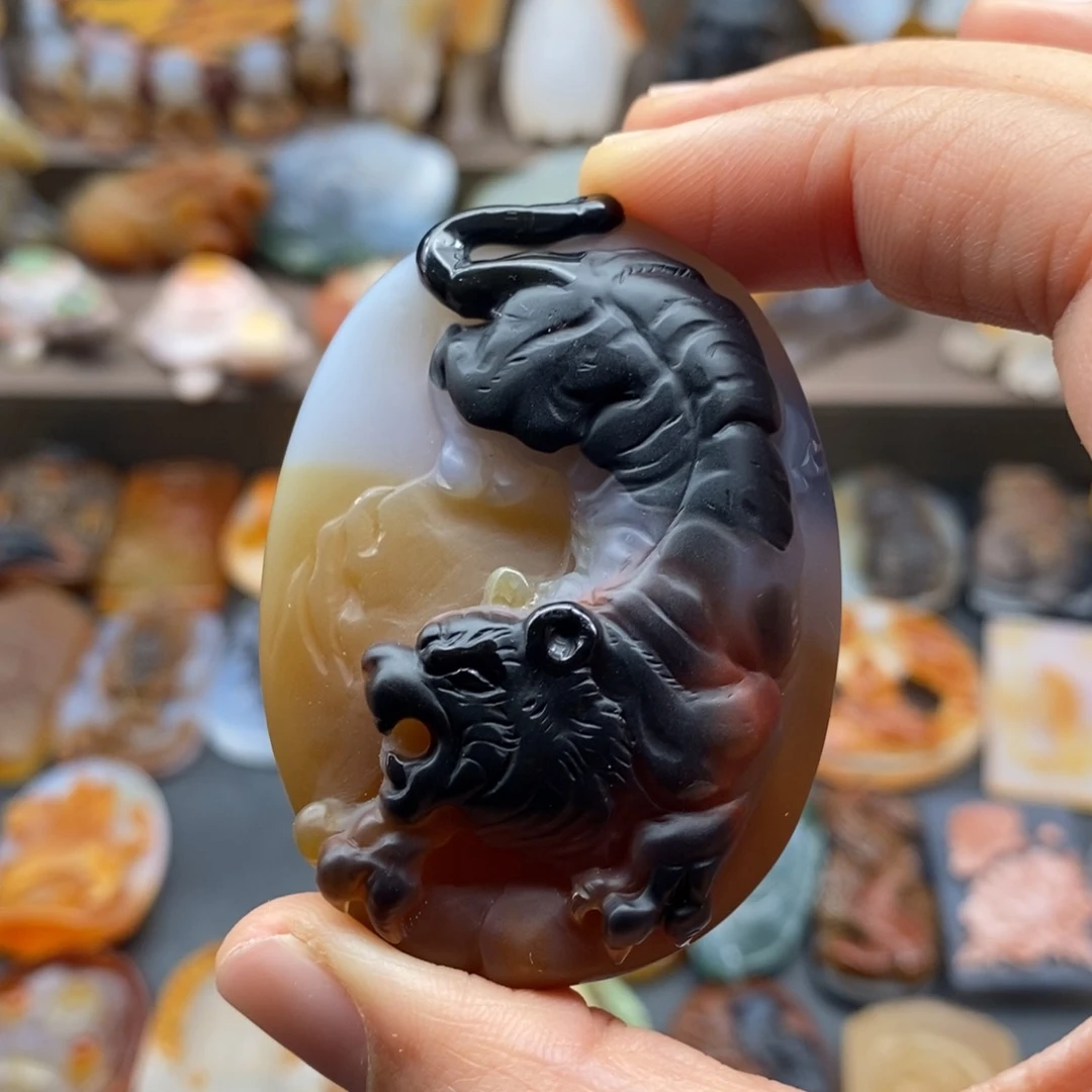 未镶嵌吊坠(不含链)玛瑙/玉髓