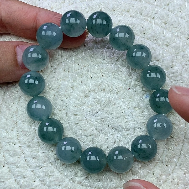 翡翠未镶嵌颈饰天然翡翠手串