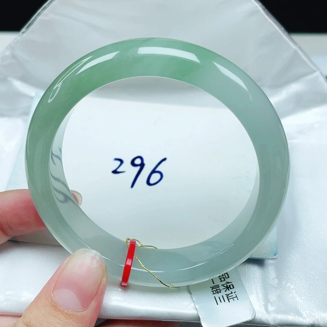 翡翠未镶嵌手镯正圈53