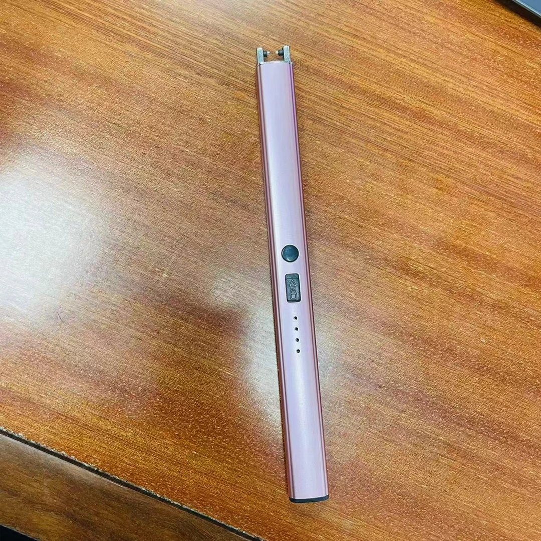 玫瑰金色USB充电点火器单只