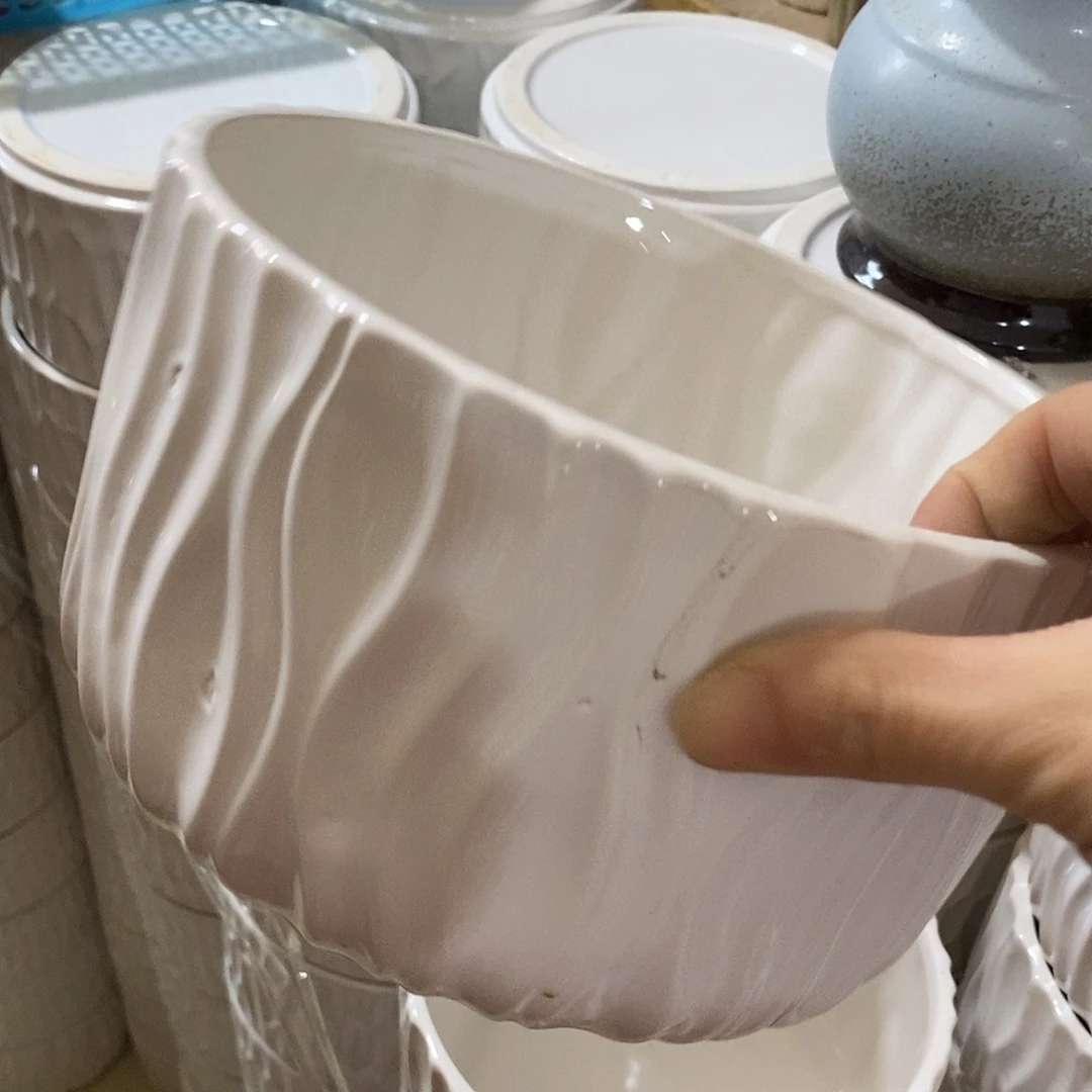 陶杯子陶盆有孔 瑕疵介意勿拍