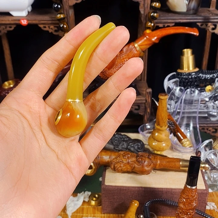 高端定制金丝楠烟嘴
