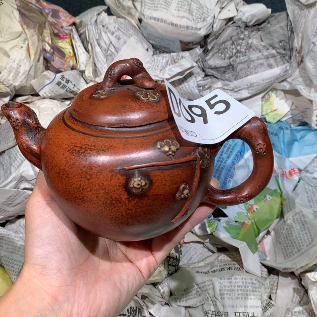 茶壶粗砂紫砂茶壶095
