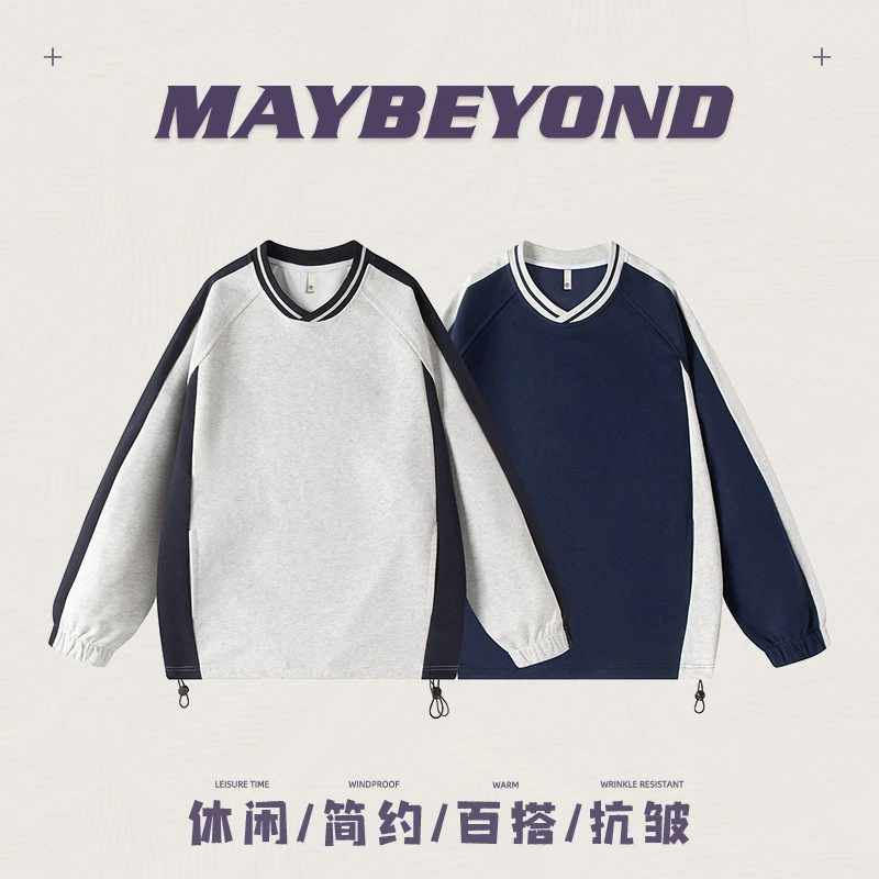 【李晨nic】MAYBEYOND 25AW春季新款情侣休闲卫衣