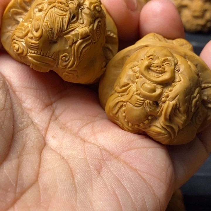 文玩核桃把件?*?财神弥勒