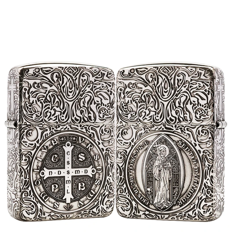 ZIPPO/之宝打火机S925银【1941康斯坦丁】原装正品煤油机DYJ1