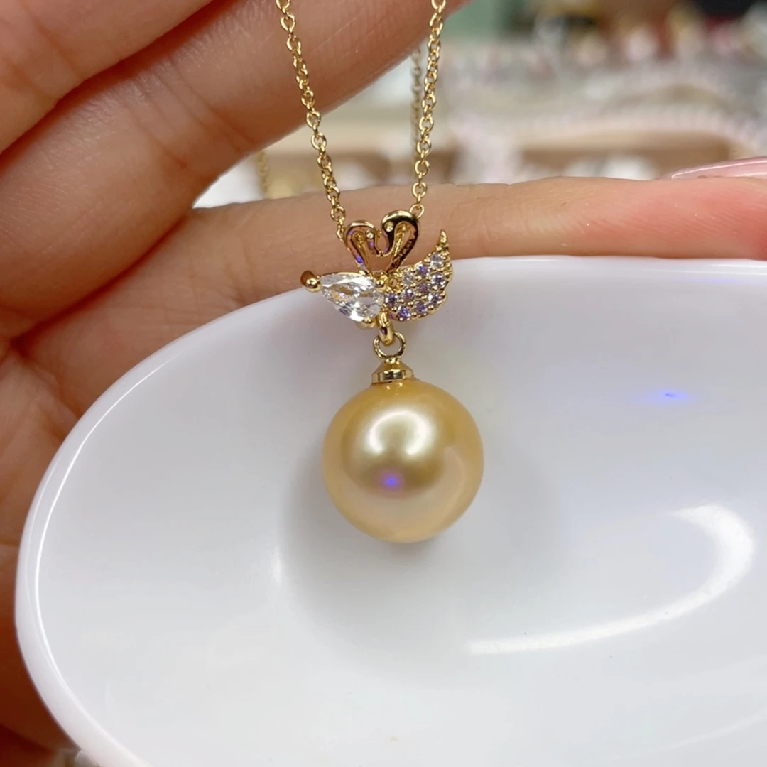 淡水珍珠未镶嵌吊坠(赠链)