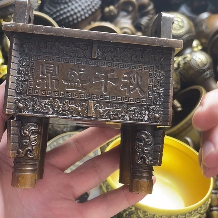 铜器摆件中秋快乐