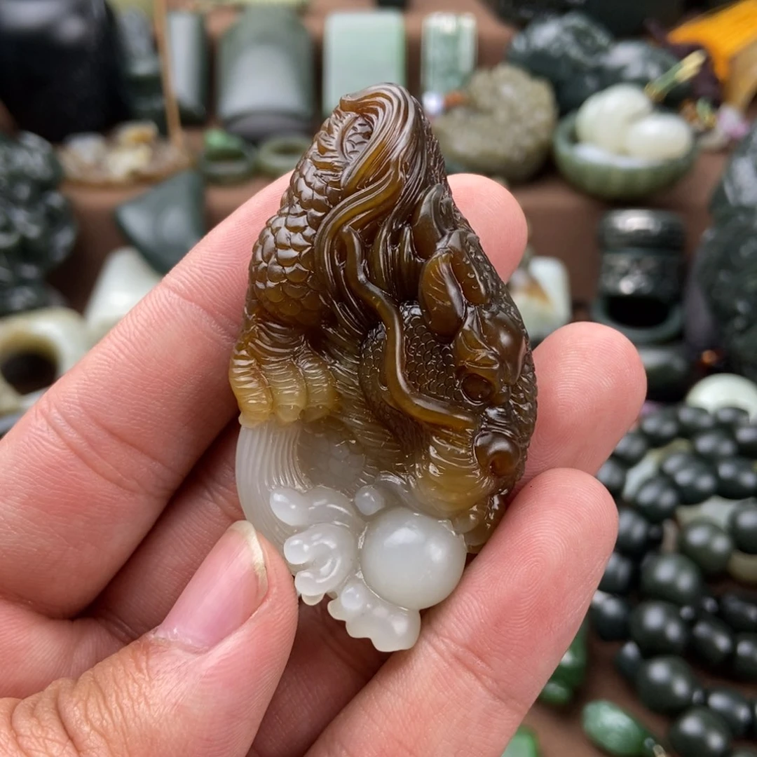 和田玉挂件未镶嵌