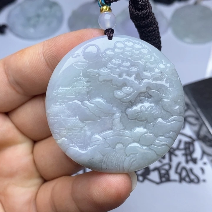 翡翠未镶嵌颈饰翡翠