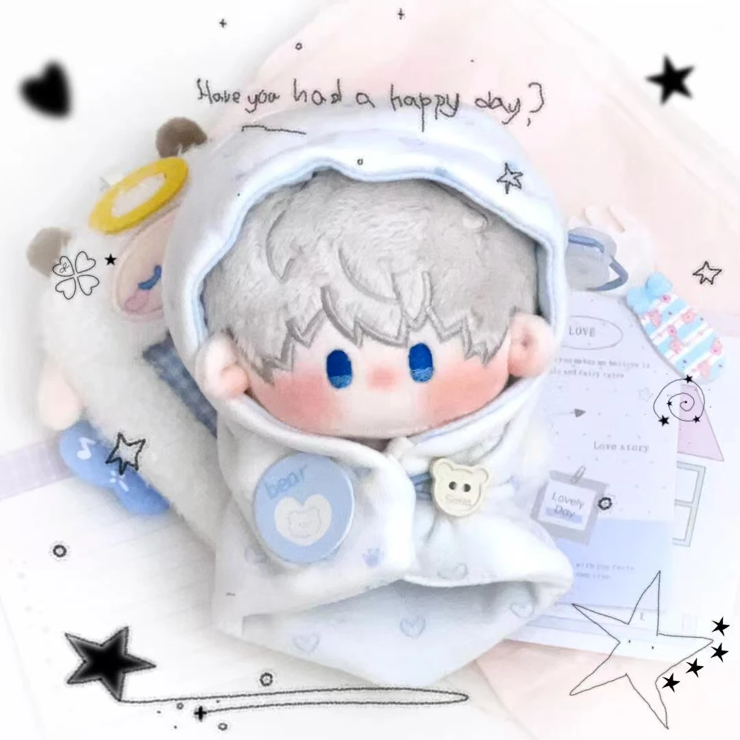 甜梦绵绵包被10cm棉花娃娃正常体海星体chiikawa娃衣高颜值玩偶