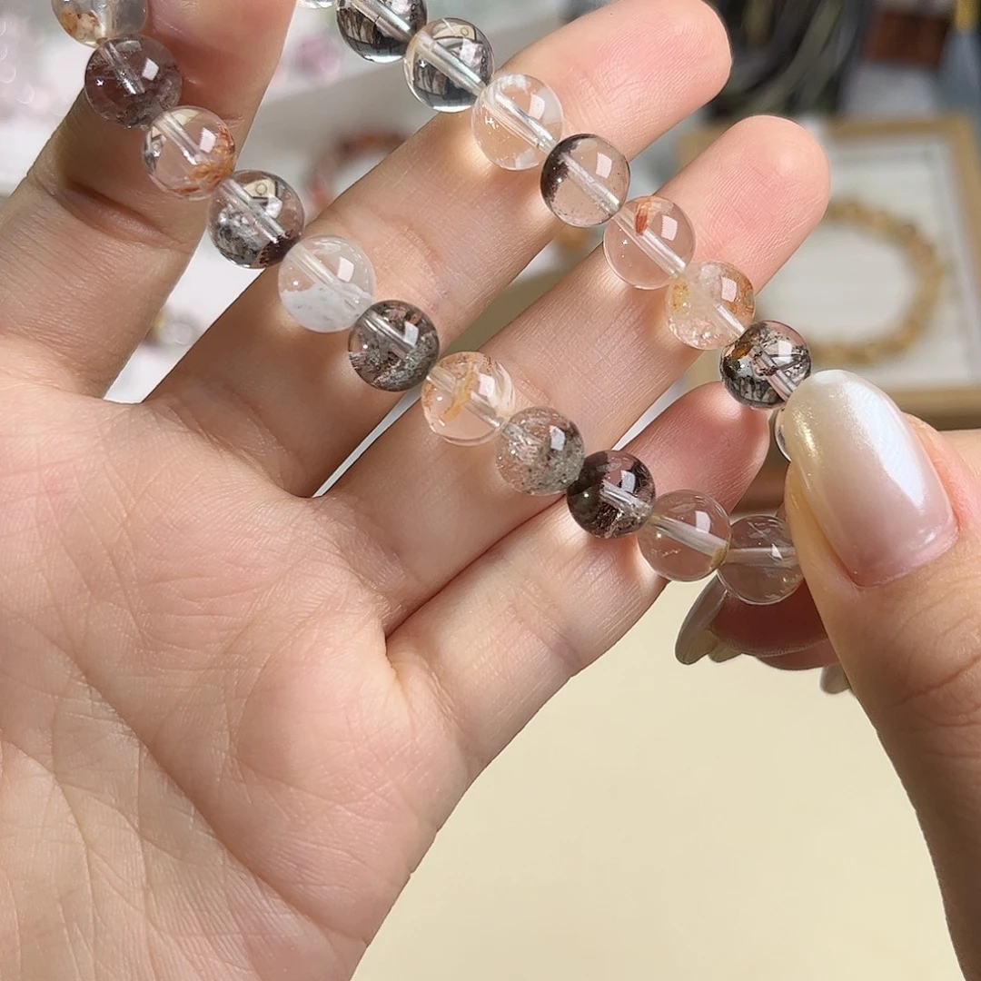 未镶嵌手链水晶四季幽灵捡漏