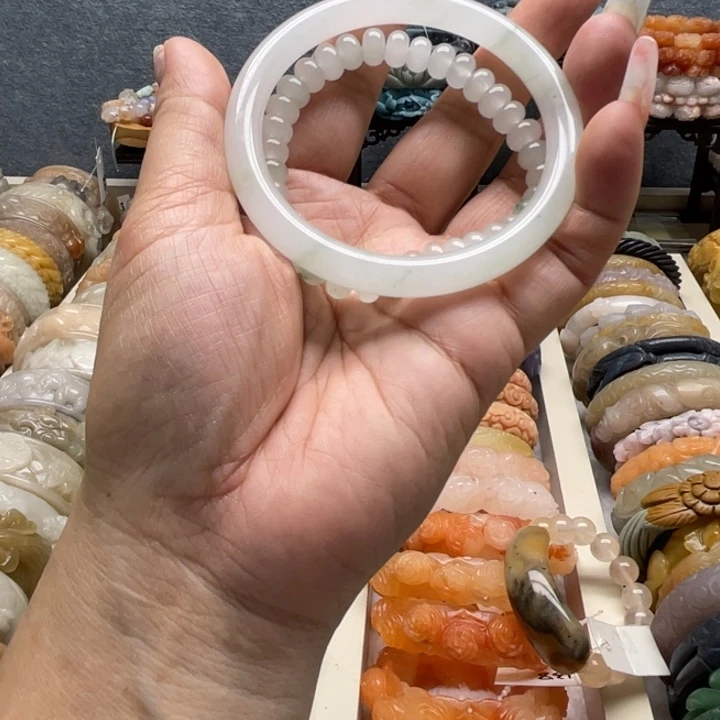 石英岩玉合金手镯