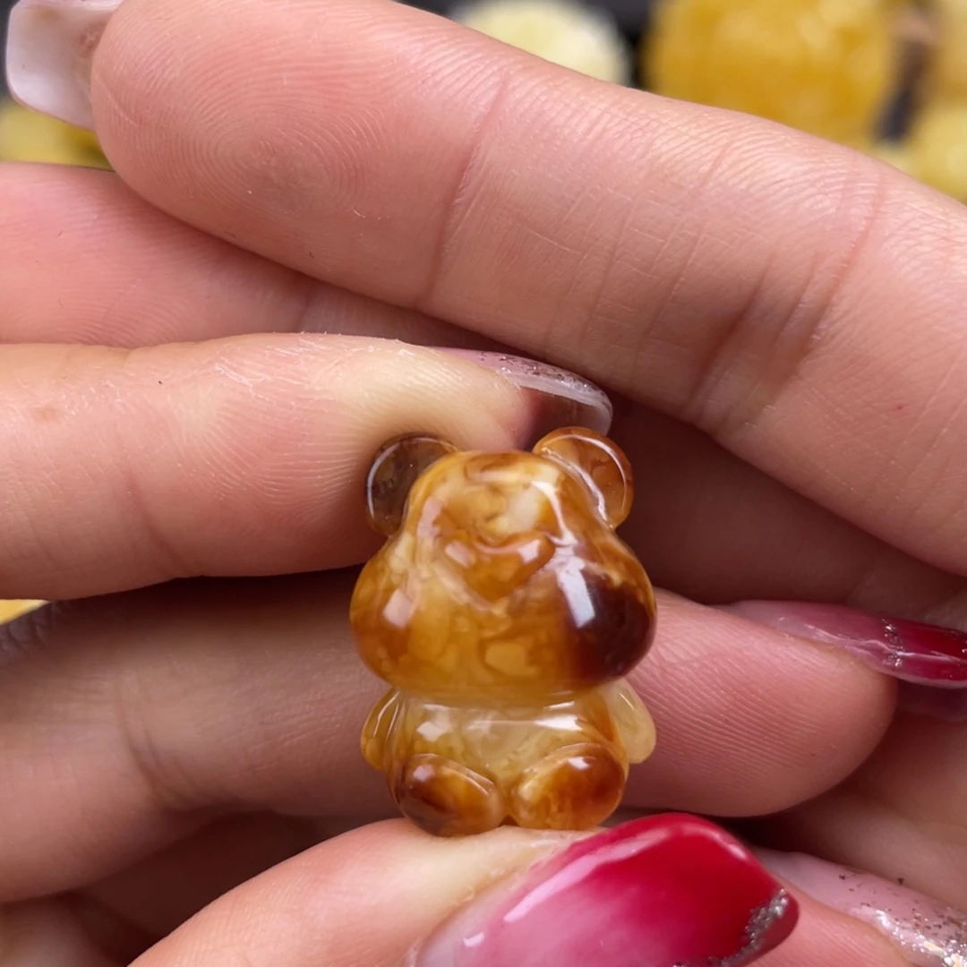 琥珀裸石未镶嵌蜜蜡