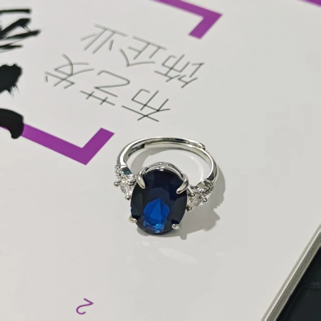 【清梧云初】蓝宝石戒指283