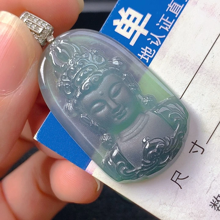 翡翠银S925镶嵌颈饰