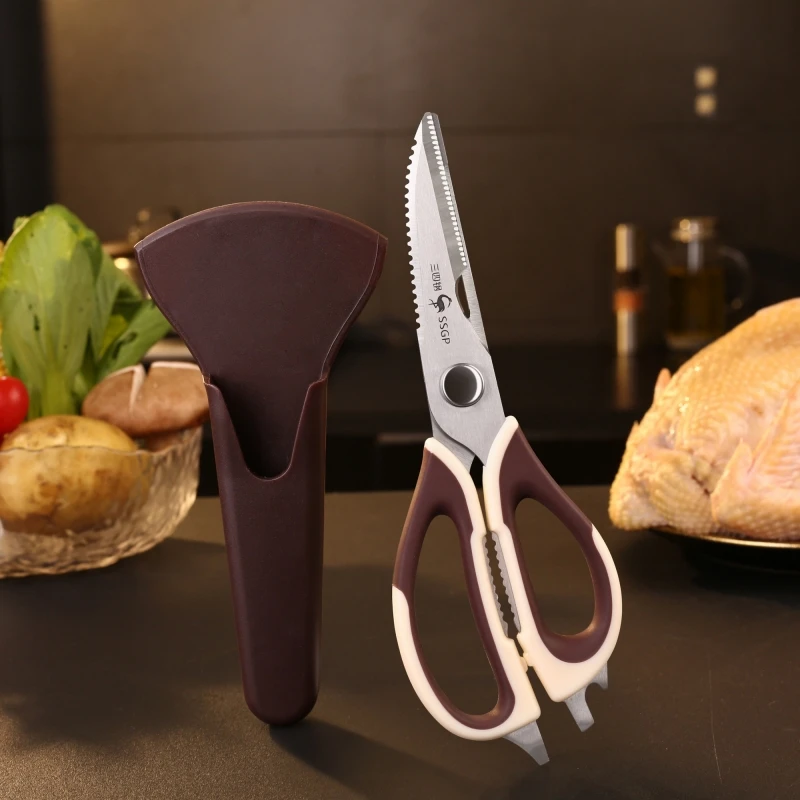 【西藏包邮】三四钢法兰克福家用厨房剪刀商用剪子