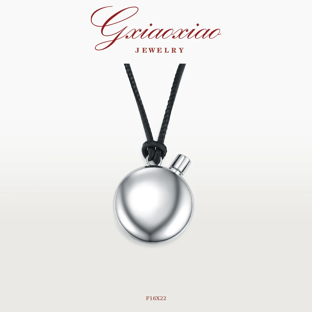 G XIAOXIAO 镀K金 【香水瓶】气质轻奢高级感百搭毛衣项链 F16X22