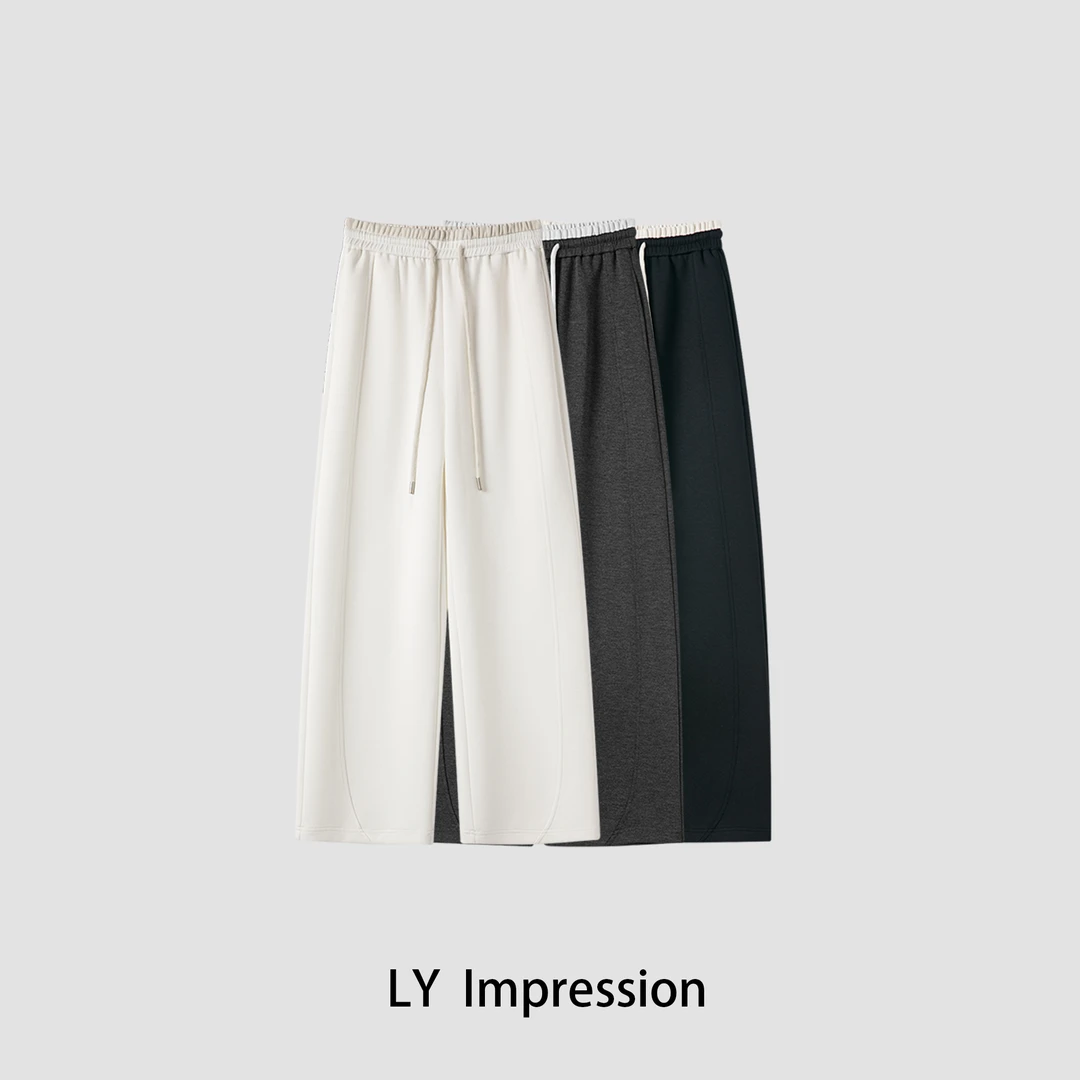 休闲百搭撞色腰头休闲裤LYBK190
