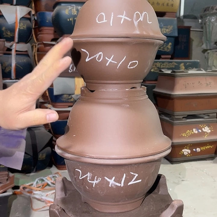 紫砂花盆紫砂等传统