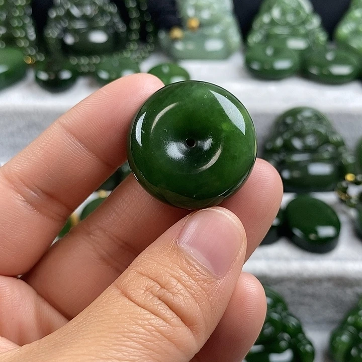 和田玉（碧玉）未镶嵌颈饰26