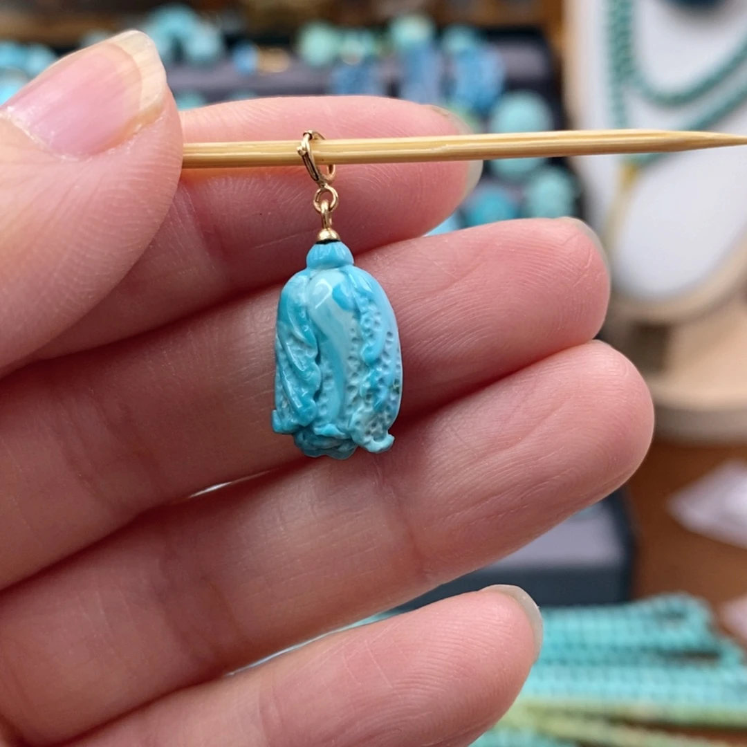 绿松石珠宝奇石未镶嵌E**?