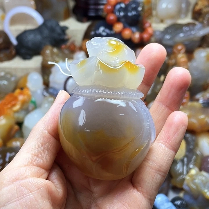 玛瑙/玉髓饰品未镶嵌哎***多