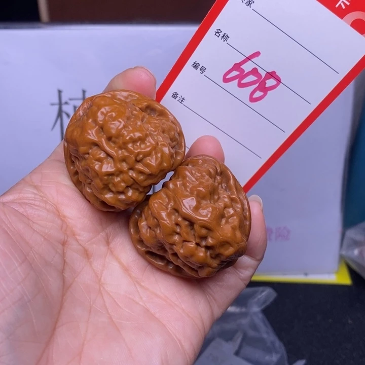 把件文玩核桃608，39蛤蟆头