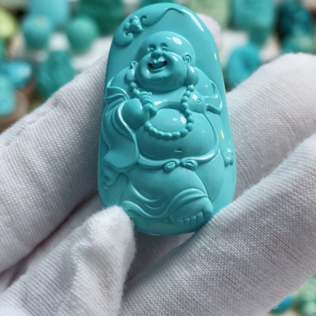 绿松石未镶嵌珠宝奇石