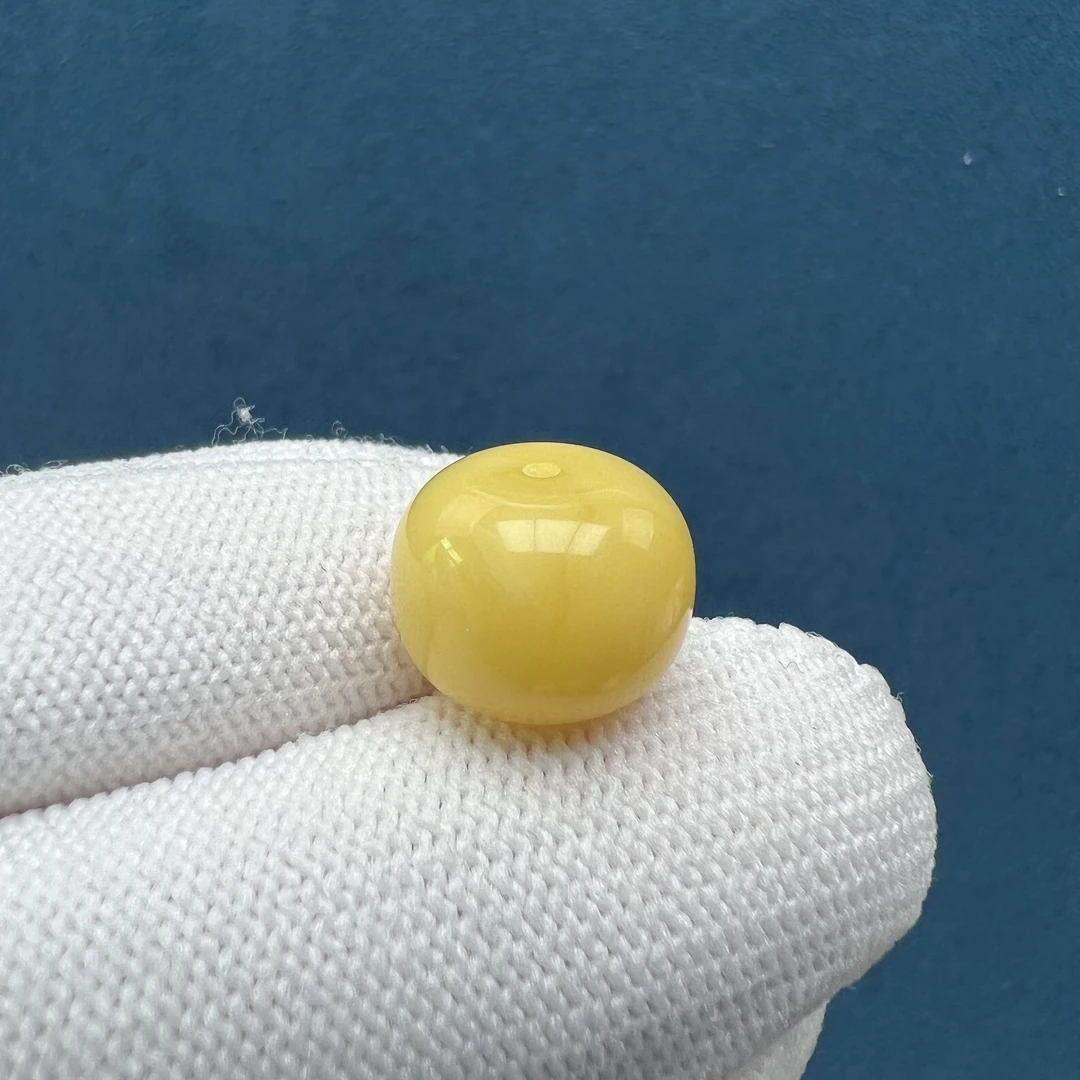 B9839天然原矿蜜蜡【微瑕】老型 12.9*10mm 支持复检 假一罚十