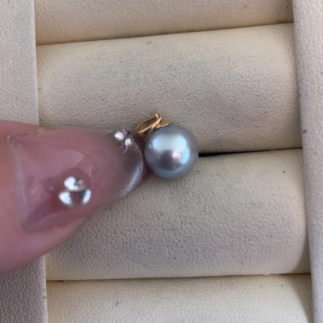 海水珍珠颈饰18K金镶嵌