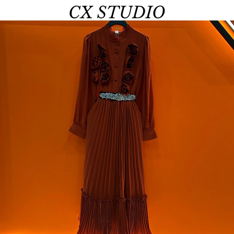 编码44 经典收腰轻奢时尚春季连衣裙（定制女装）GL9858