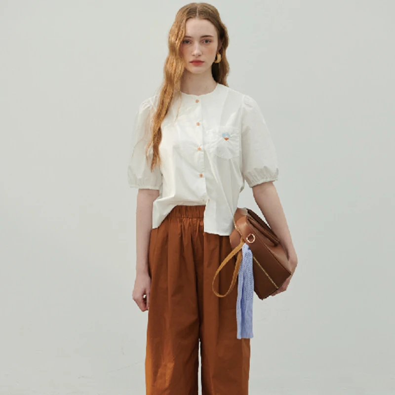 45783【碧系列】圆领衬衫LB1295+LB1292