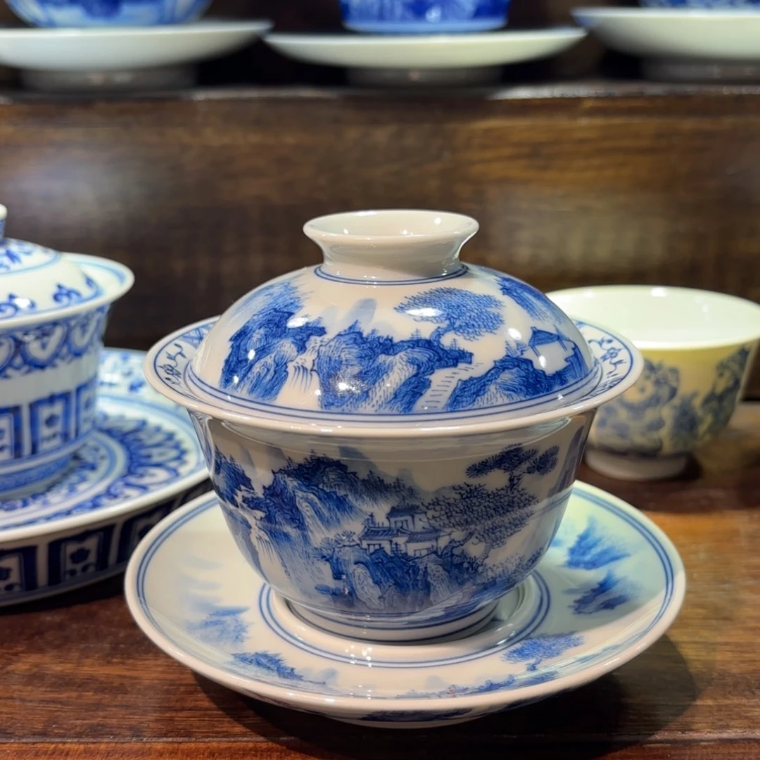 瓷片景德镇纯手工手绘