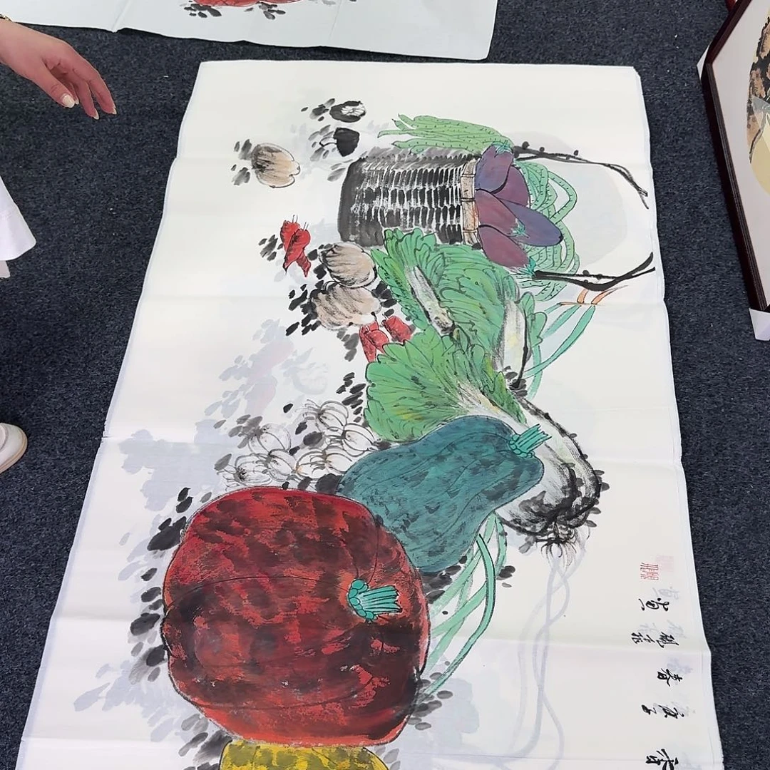 纯手绘国画作品作品