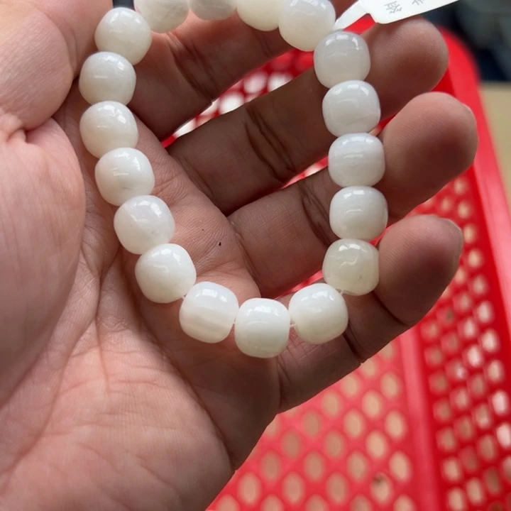 白玉菩提吊坠白色966