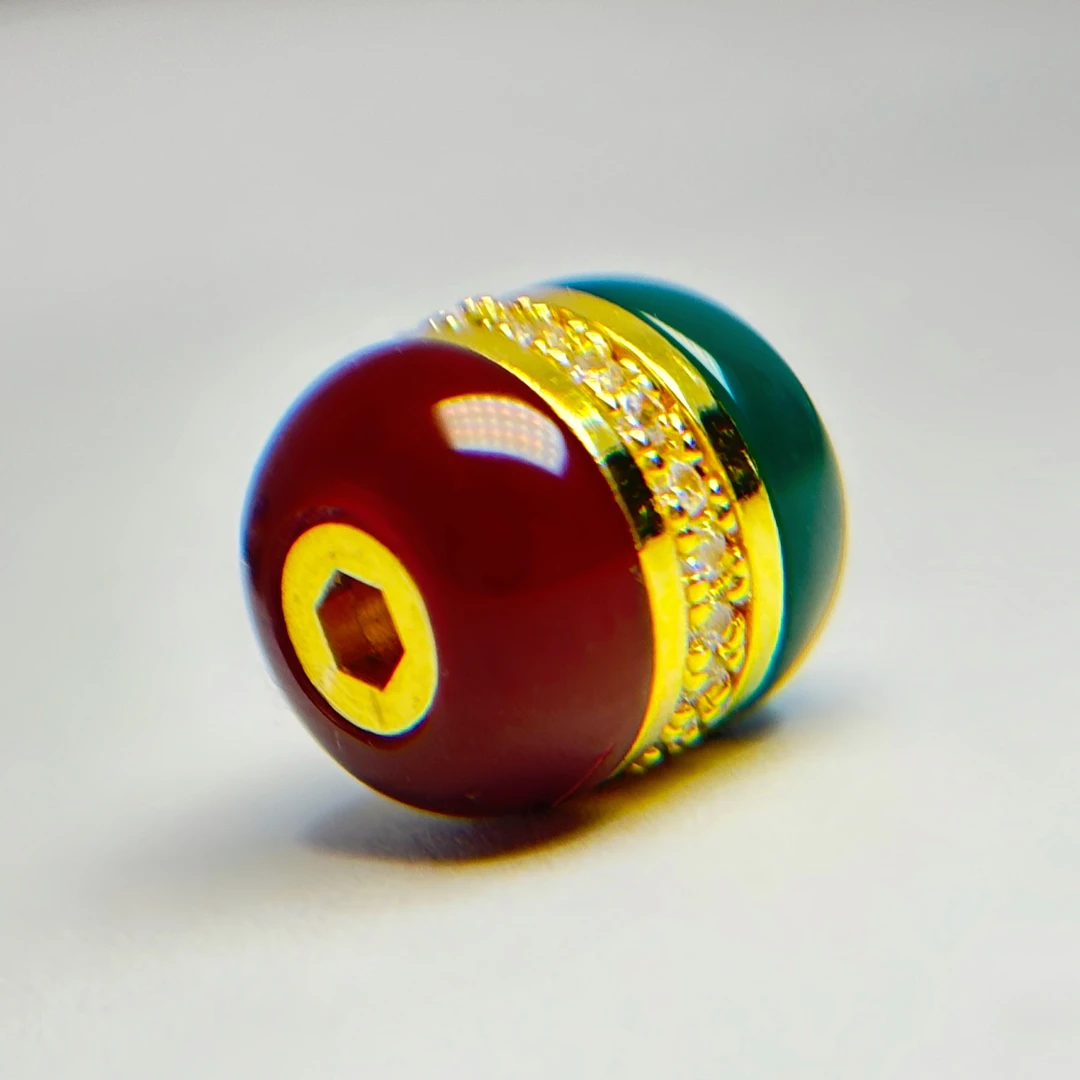 汉堡珠9.3mm拼接可拆卸文玩配饰