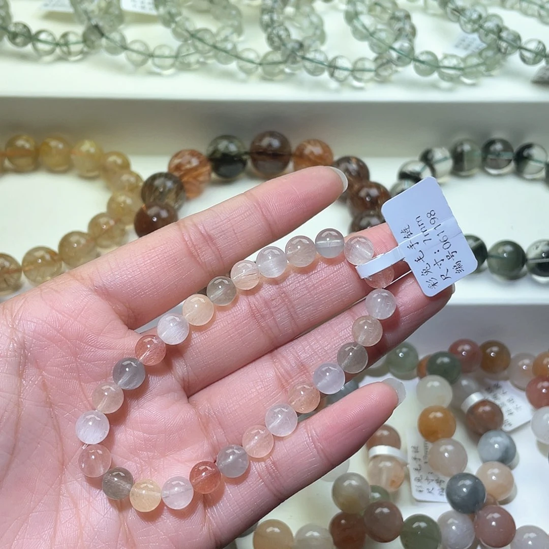 水晶手链未镶嵌莫**子水晶
