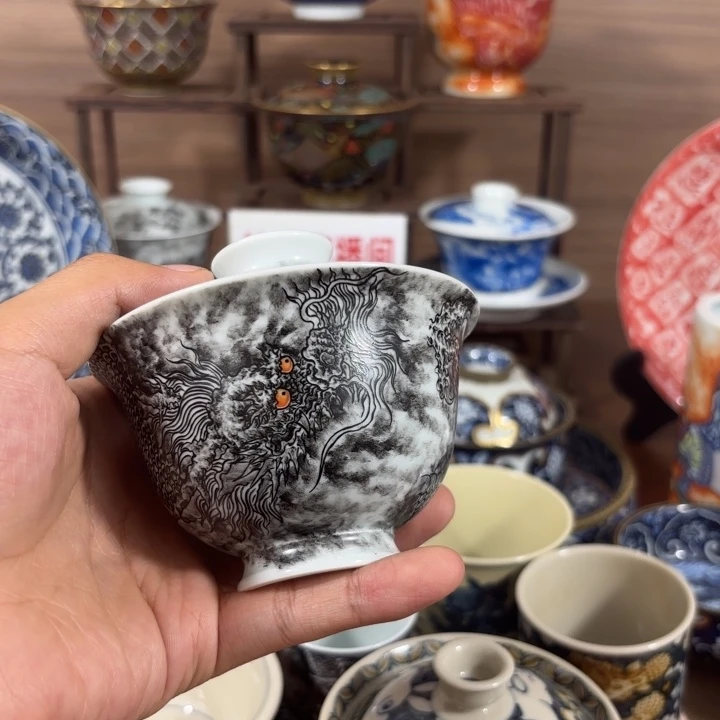 M***茶景德镇手工手绘陶瓷