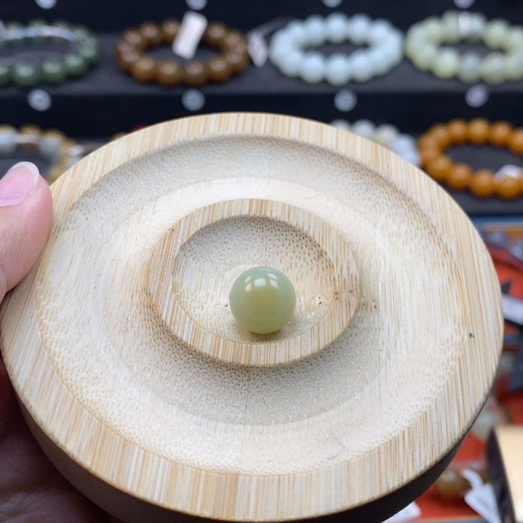 和田玉未镶嵌手链L卡12