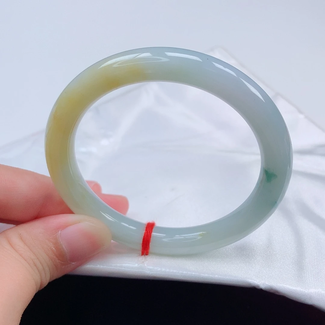 未镶嵌手镯翡翠52圆条