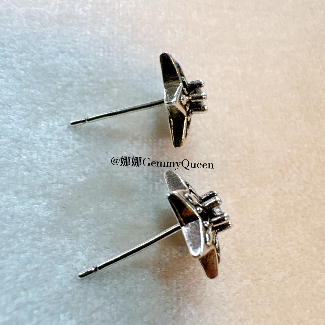 铜合金合成锆石耳饰 娜娜GemmyQueen耳环GQ08473