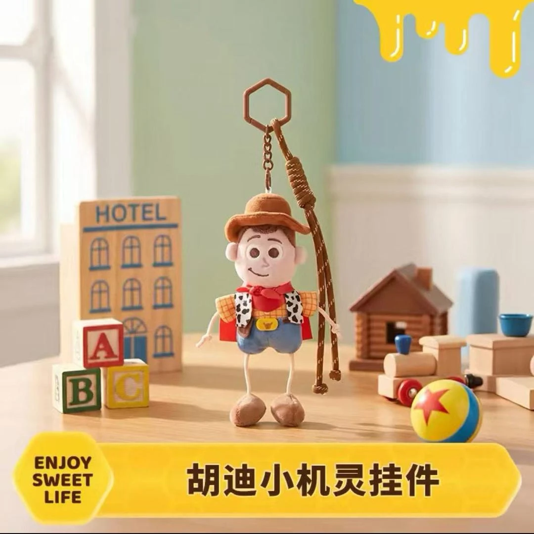 玩具总动员5系列胡迪小机灵挂件 迪士尼官方授权正版周边玩偶挂件
