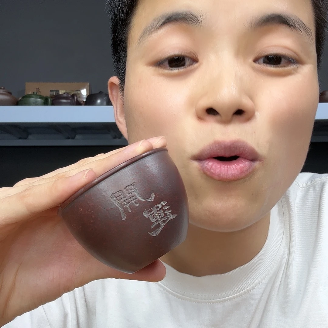 茶壶底槽青民间手艺人全手工制作