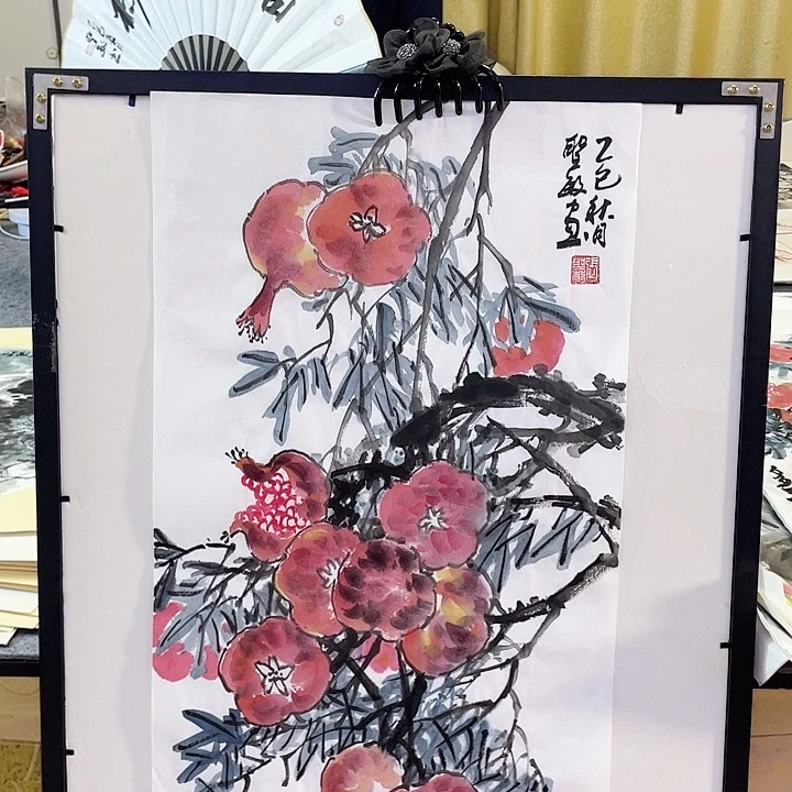 国画张圣敏先生纯手绘作品