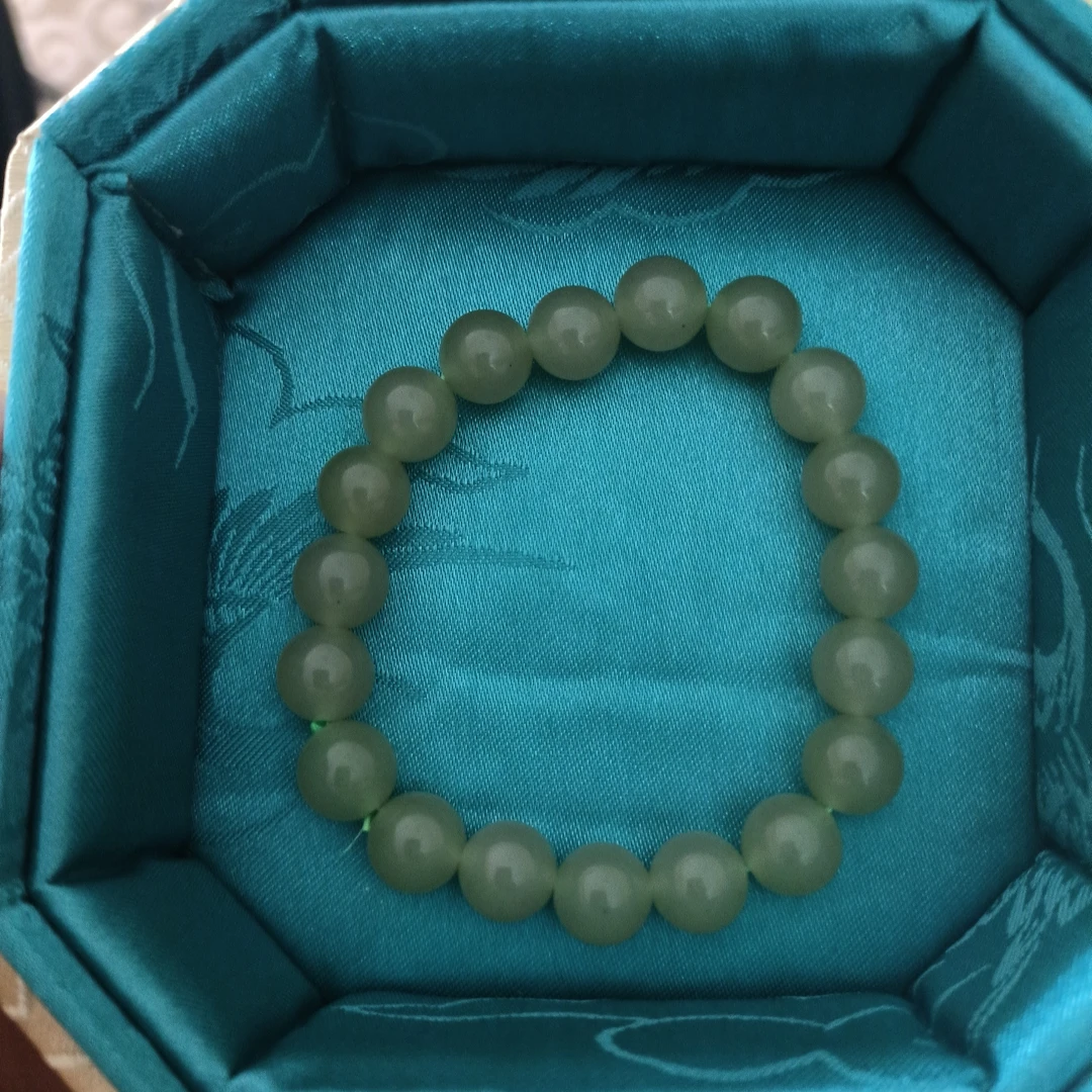 青海格尔木晴水圆珠单圈女士手串10mm