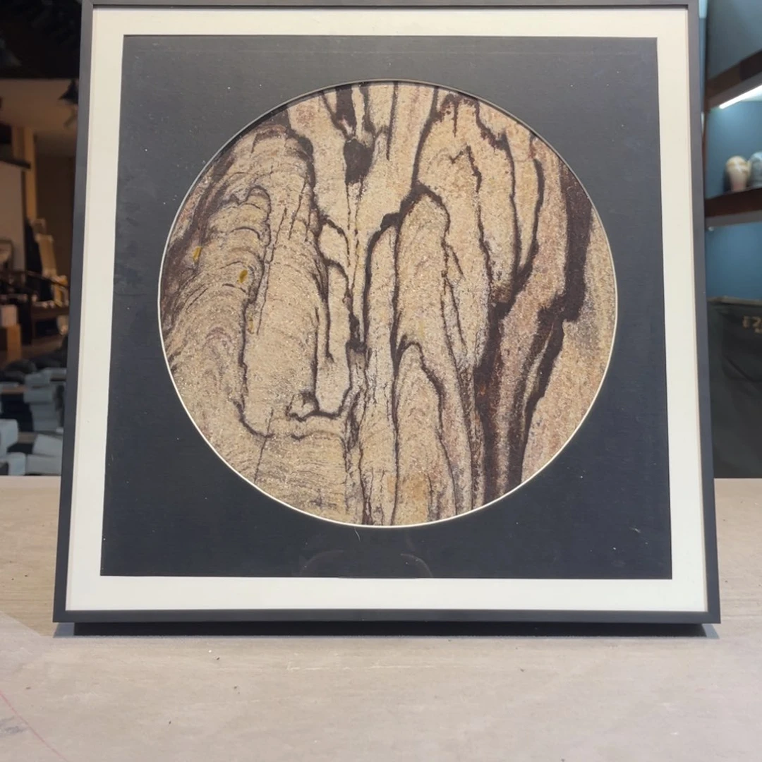 彩石34/34 三峡清江画面石 壁立千仞