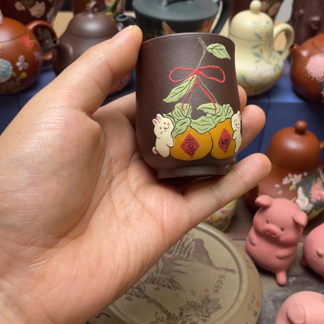 茶杯紫砂紫砂主人杯100cc