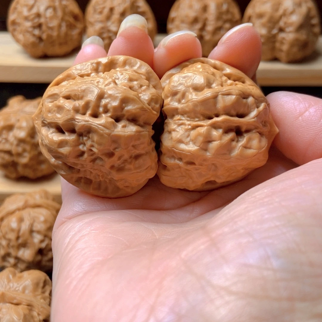 開***心吊坠文玩核桃蛤蟆头