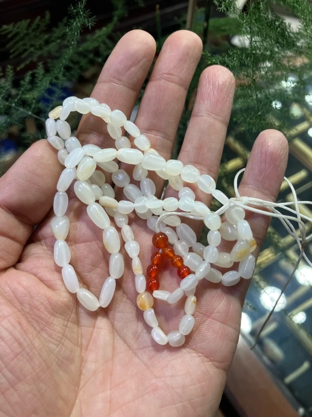 和田玉白玉手工 手串